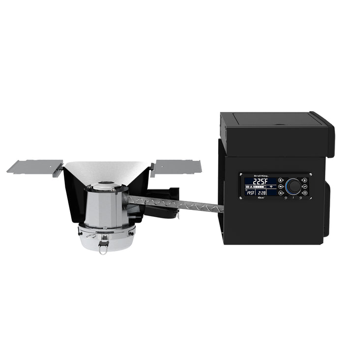 Ensemble de conversion pour module aux granules Baron pour barbecue a 4 bruleurs, noir