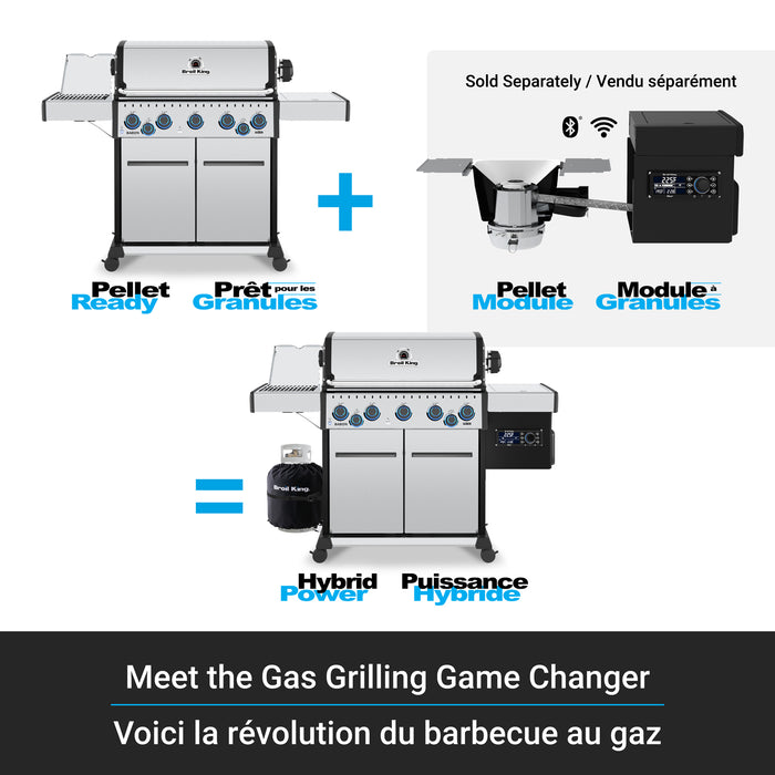 Broil King Baron S 490 Pro IR 4-bruleurs 40 000 BTU Barbecue a gaz propane - 677344
