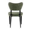 Kort & Co. Capri Dining Chair, Polyester Fabric, Metal – Green | Chaise de salle à manger Capri de Kort & Co. en tissu de polyester et en métal - verte