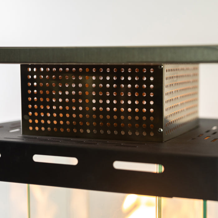 Radiateur de terrasse Deko Living pour l'extérieur - brun