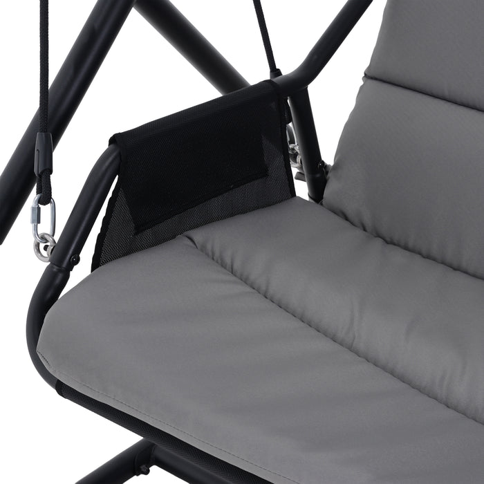 Balançoire Deko Living pour l’extérieur et la terrasse avec toit