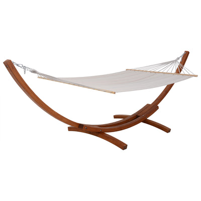 Deko Living Outdoor Cedar Wood Hammock - White|Hamac Deko Living avec base en cèdre - blanc