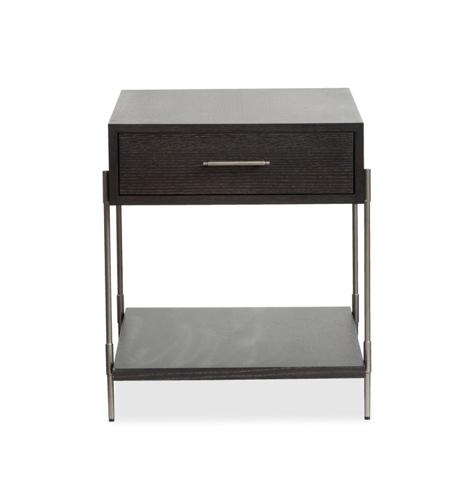 Table de bout Corrall de 20 po avec rangement - Briarsmoke foncé