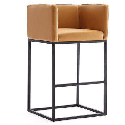 Manhattan Comfort Embassy 34" Metal Counter Height Barstool - Clay|Tabouret bar Embassy de Manhattan Comfort de hauteur comptoir de 34 po en métal - argile