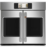 Cafe 30" 5 Cu. Ft. Electric Wall Oven with True Convection French Door – Stainless Steel - CTS90FP2ZS1 | Four mural électrique Café de 5 pi3 et de 30 po avec convection européenne véritable et portes françaises - acier inoxydable - CTS90FP2ZS1