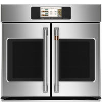 Four mural électrique Café de 5 pi3 et de 30 po avec convection européenne véritable et portes françaises - acier inoxydable - CTS90FP2ZS1