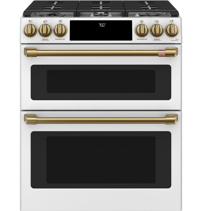 Trousse de poignées et de boutons Café laiton brossé pour cuisinière - CXFCGHKPMCG