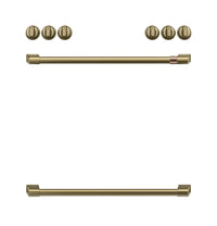 Trousse de poignées et de boutons Café laiton brossé pour cuisinière - CXFCGHKPMCG