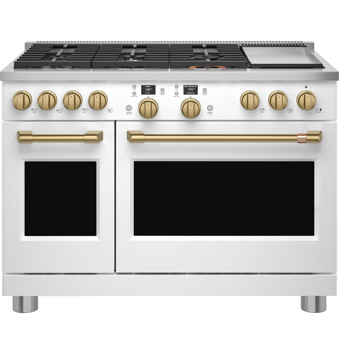 Trousse de poignées et de boutons Café laiton brossé de 48 po pour cuisinière et surface de cuisson professionnelles - CXPR8HKPTCG
