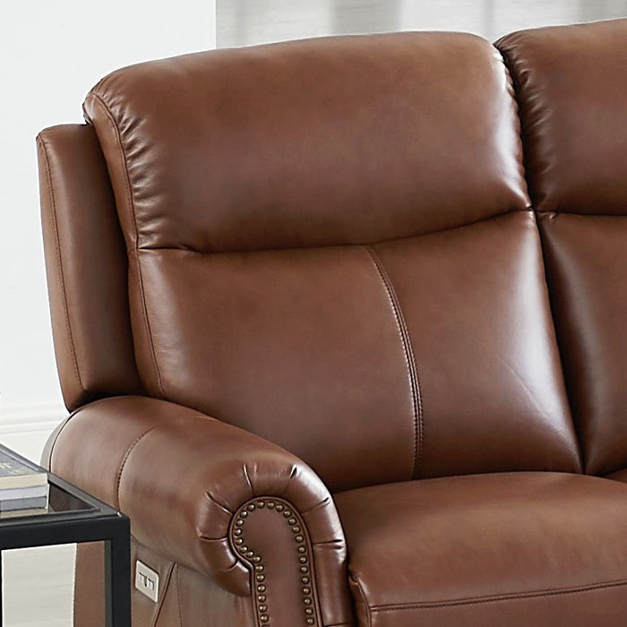 Sofa à inclinaison électrique Royce de Hydeline - brun