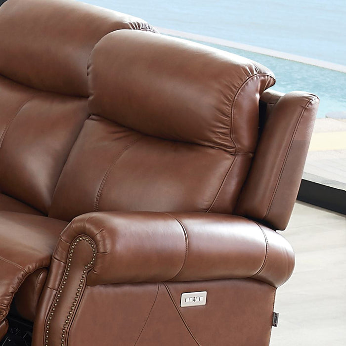 Sofa à inclinaison électrique Royce de Hydeline - brun