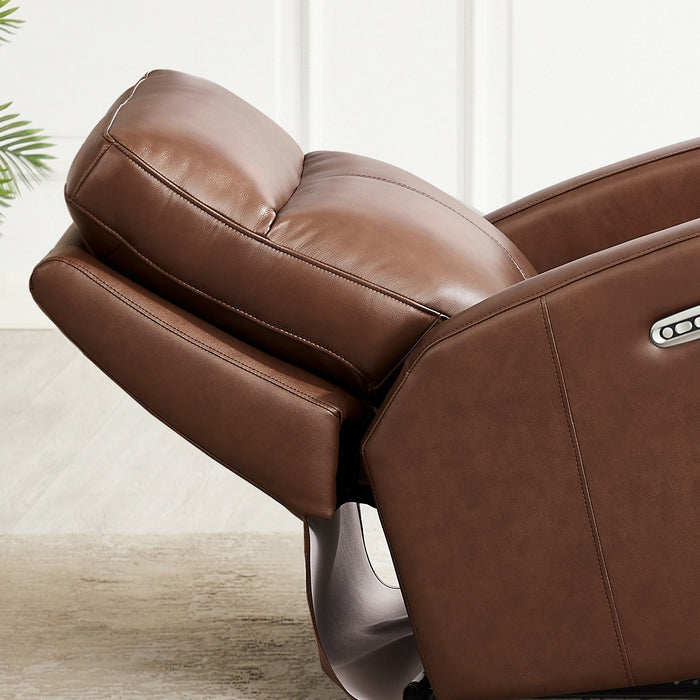 Fauteuil à inclinaison électrique Vienna de Hydeline - brun