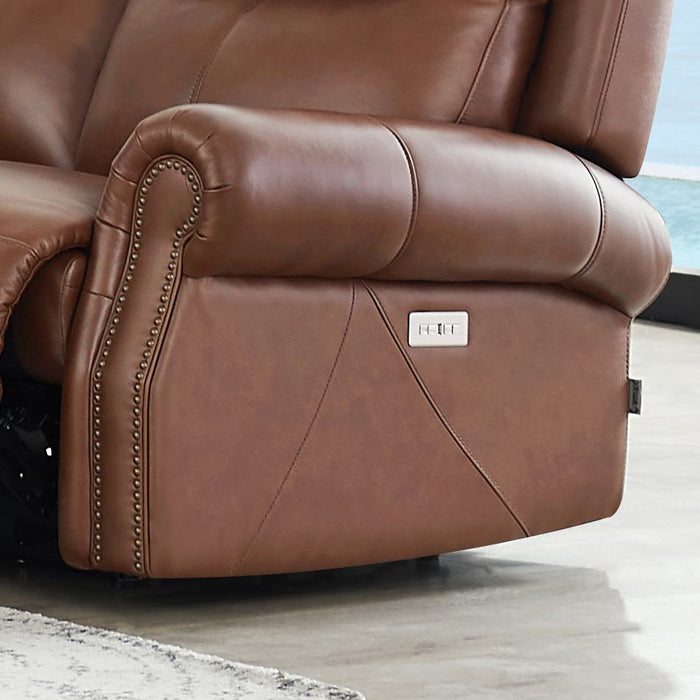 Sofa à inclinaison électrique Royce de Hydeline - brun