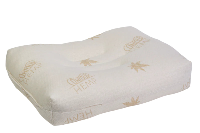 Oreiller de Contour en fibres de chanvre naturelles pour la tête