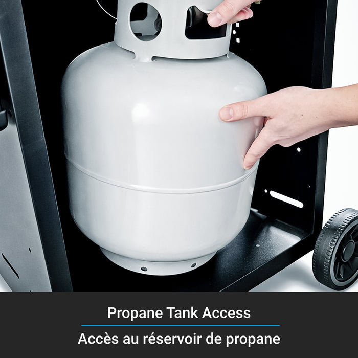 Broil King Crown 410 Shadow 4-bruleurs 40 000 BTU Barbecue a gaz propane - 865054
