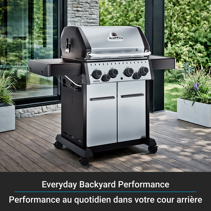 Broil King Crown S 490 4-bruleurs 40 000 BTU Barbecue a gaz propane - 865384