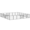 Pawhut Parc Pour Chien Tres Resistant, 24 Panneaux De 31.5\" De Hauteur, Parc D'exercice Pour Chiot En Metal, Design Bricolage, Interieur Exterieur, Pour Petits Chiens, Gris
