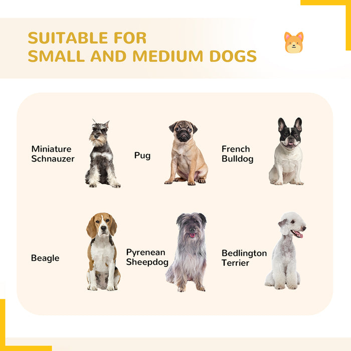 Pawhut Parc Pour Chien Tres Resistant, 24 Panneaux De 31.5\" De Hauteur, Parc D'exercice Pour Chiot En Metal, Design Bricolage, Interieur Exterieur, Pour Petits Chiens, Gris
