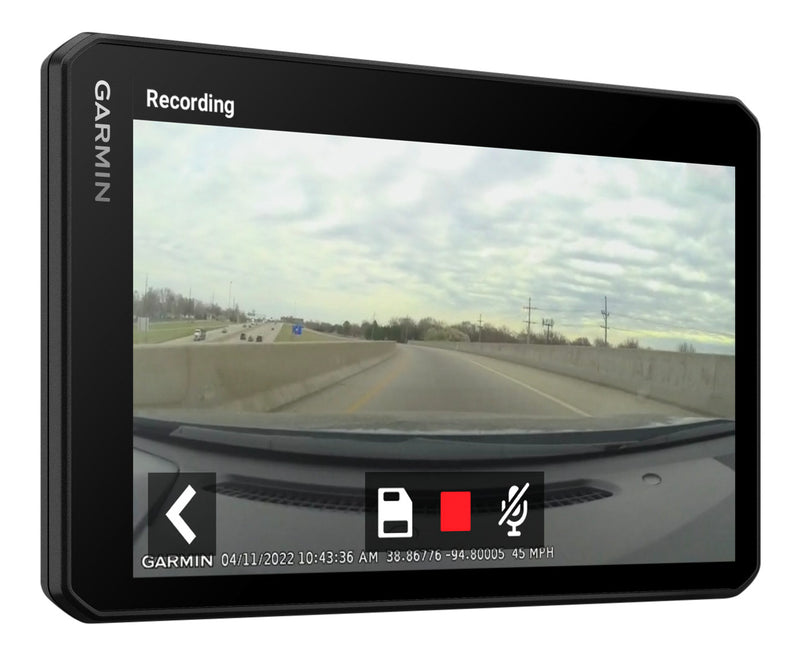Garmin Drivecam™ 76 Gps Navigateur - Trajet Quotidien Avec Ecran De 7\", Camera Embarquee Et Commandes Vocales