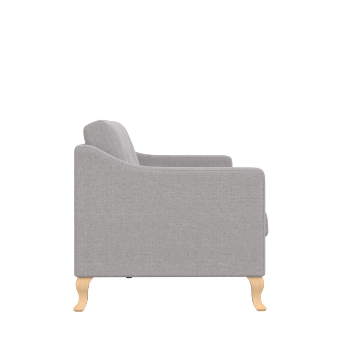Sofa Tess de Mr. Kate en lin - gris clair