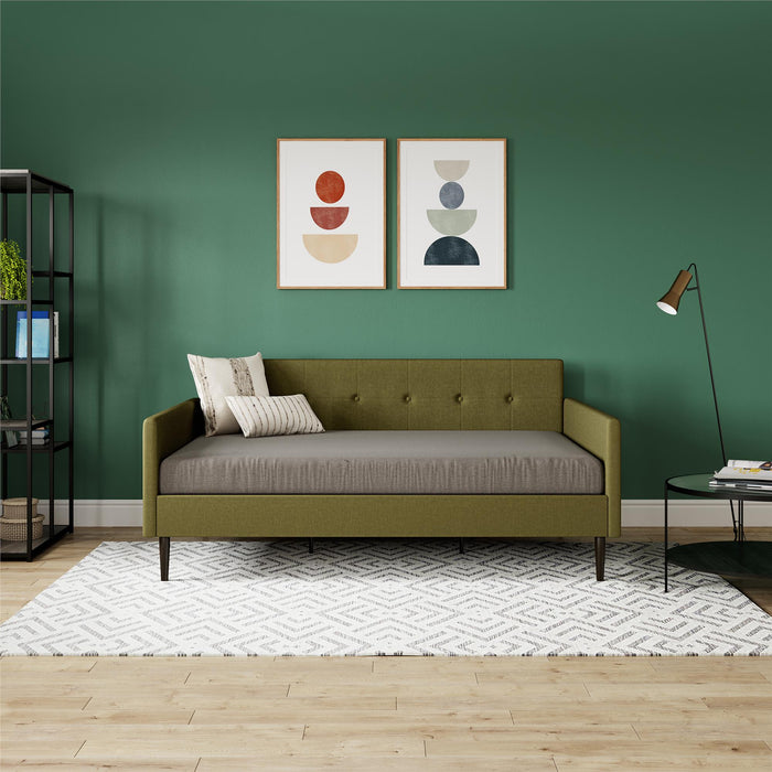 Lit de repos Wimberly de DHP en tissu - vert