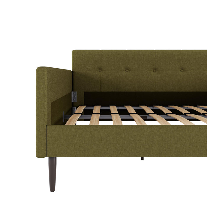 Lit de repos Wimberly de DHP en tissu - vert