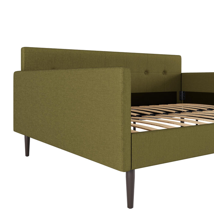 Lit de repos Wimberly de DHP en tissu - vert