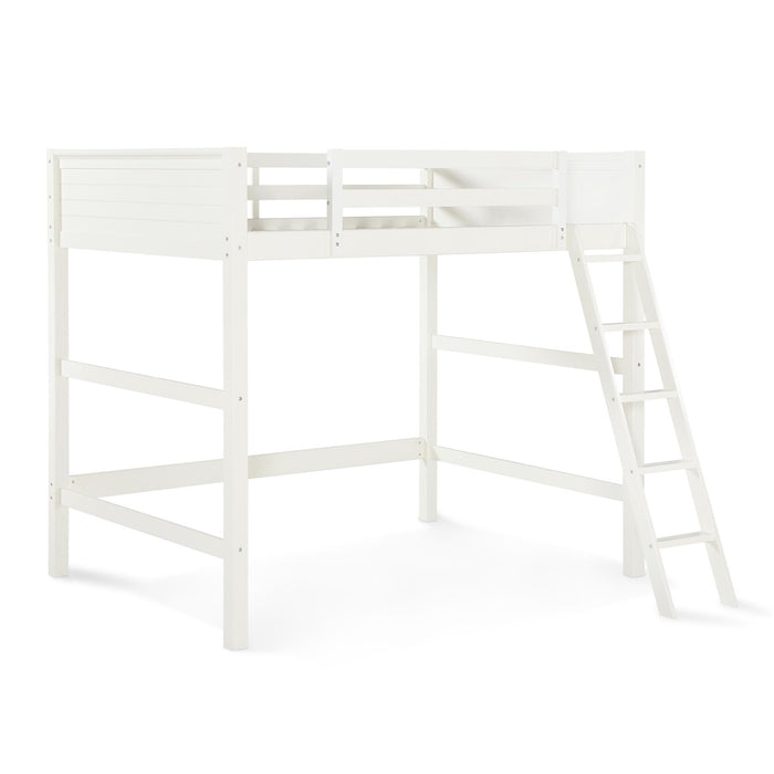 Lit mezzanine double Denver de DHP pour enfants - blanc