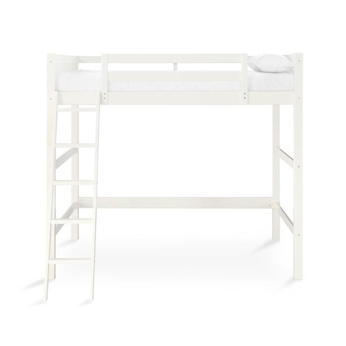 Lit mezzanine double Denver de DHP pour enfants - blanc