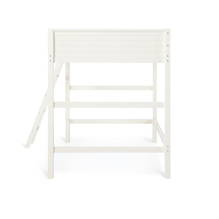 Lit mezzanine double Denver de DHP pour enfants - blanc