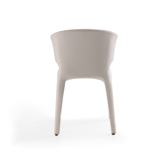 Ensemble 2 chaises de salle à manger Conrad de Manhattan Comfort en similicuir - crème