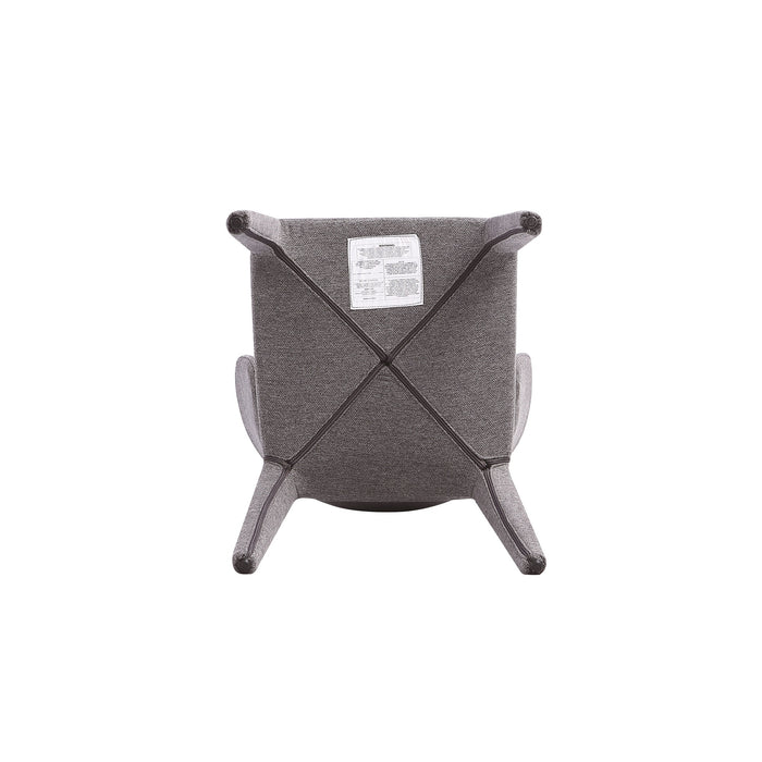 Ensemble 2 chaises de salle à manger modernes Conrad de Manhattan Comfort en tweed tissé - gris