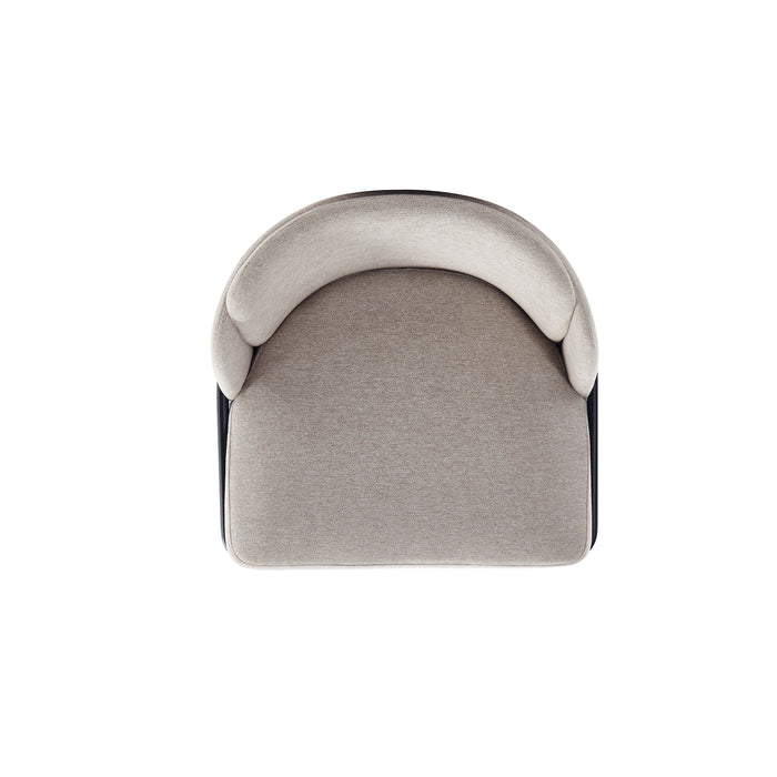 Chaise de salle à manger Flor de Manhattan Comfort en tissu - blé