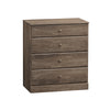 Commode Astrid à 4 tiroirs - gris délavé