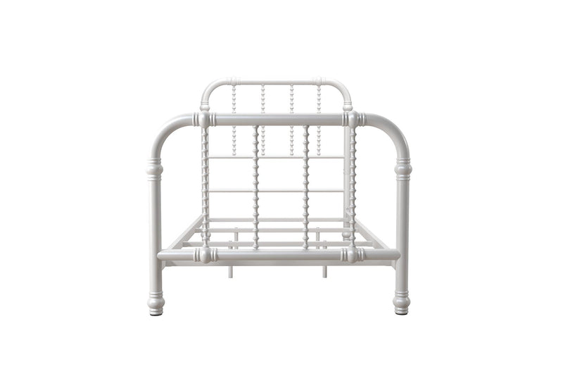 Lit simple Krissy Dorel Home en métal - blanc