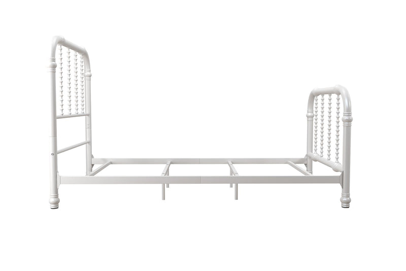 Lit simple Krissy Dorel Home en métal - blanc