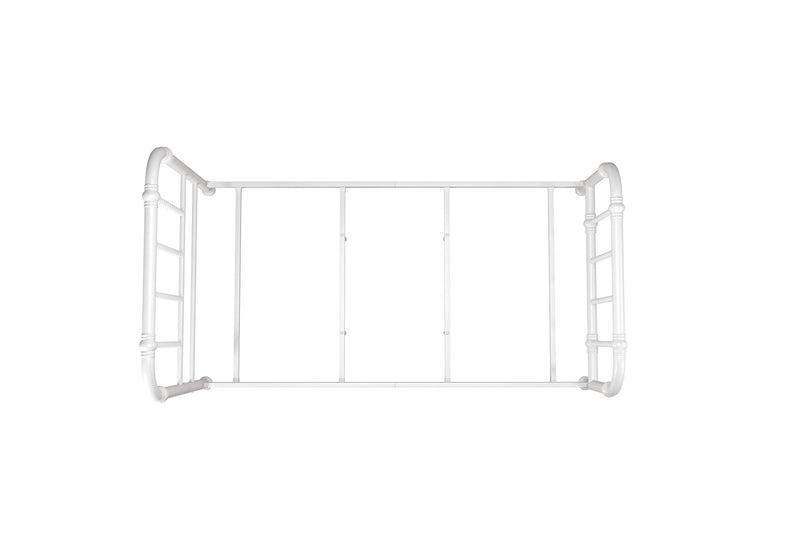 Lit simple Krissy Dorel Home en métal - blanc