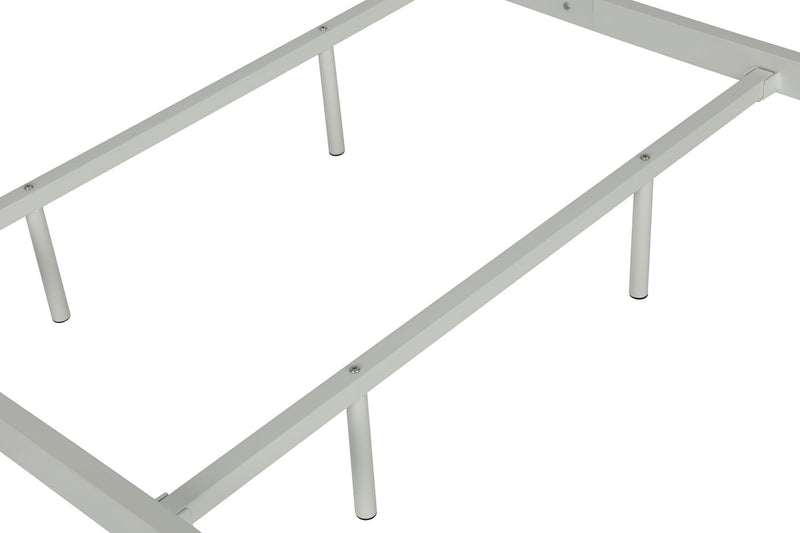 Lit simple Krissy Dorel Home en métal - blanc