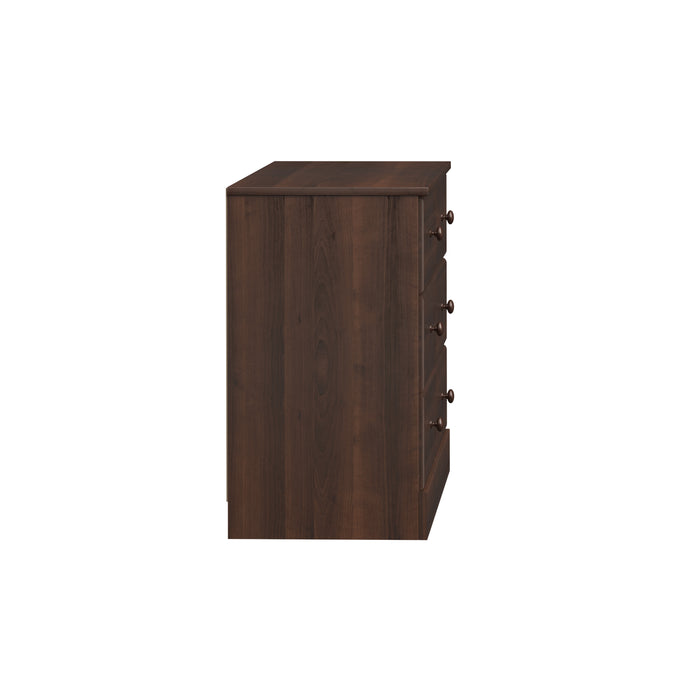 Commode Astrid à 6 tiroirs - espresso