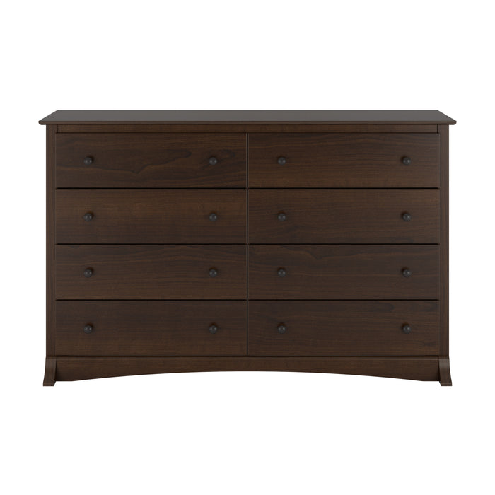 Commode Fremont à 8 tiroirs - espresso