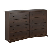 Commode Fremont à 8 tiroirs - espresso