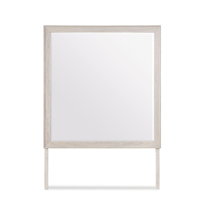 Miroir de commode de chambre à coucher Elana - beige