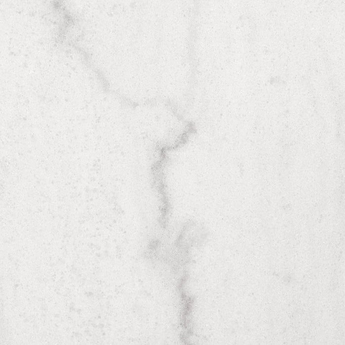 Table de nuit Elana à 2 tiroirs avec dessus en marbre véritable - beige
