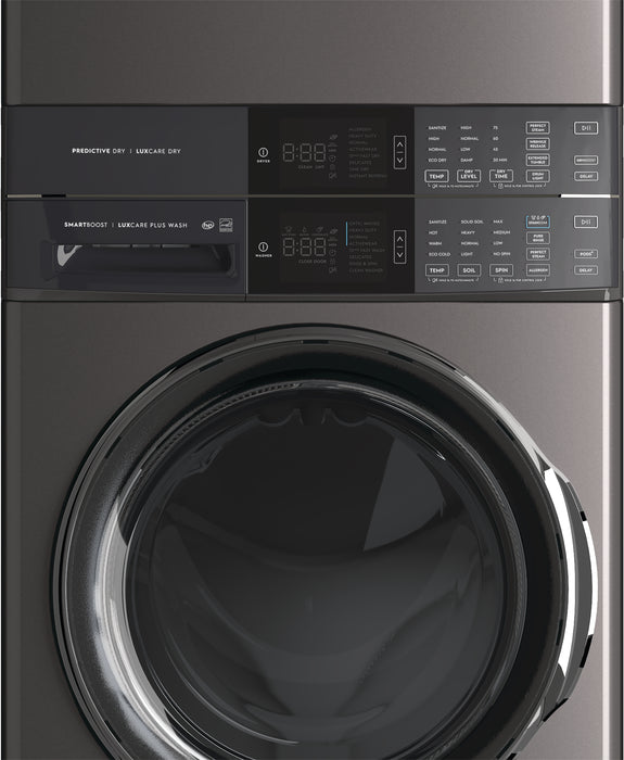 Tour de buanderie Laundry TowerMC à la vapeur Electrolux à chargement frontal de 5,2/8,0 pi³ - titane - ELTE760CAT