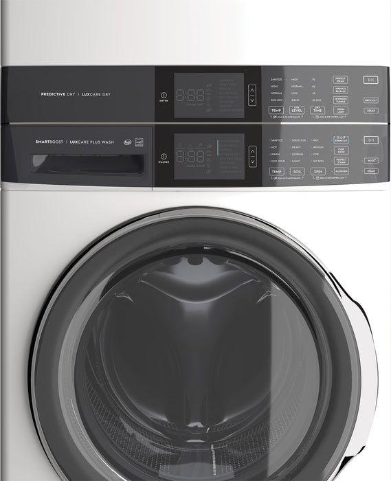 Tour de buanderie Laundry TowerMC à la vapeur Electrolux à chargement frontal de 5,2/8,0 pi³ - blanche - ELTE760CAW