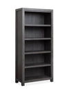 Bibliothèque Ernest de 38 po avec tablettes réglables - noir Ravenwood