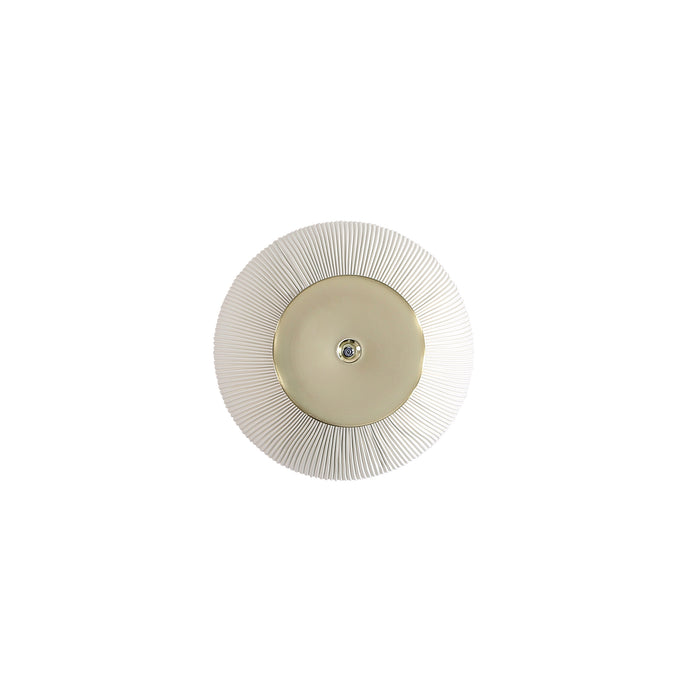 Table de bout moderne Anderson 2.0 de Manhattan Comfort avec revêtement en similicuir et dessus de table en imitation de marbre en céramique - crème