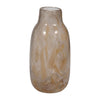 Petit vase Foley de 13 po en verre - ivoire