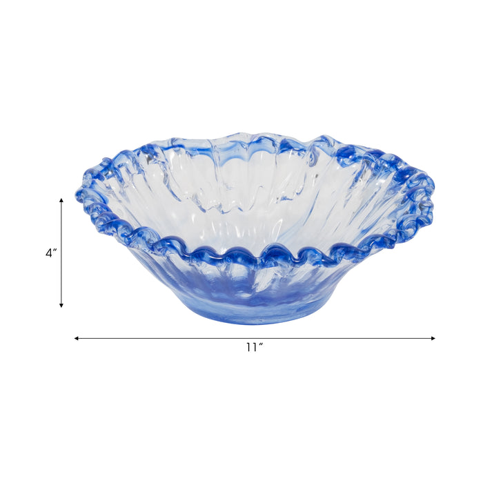 Grand bol Harrison de 11 po - bleu