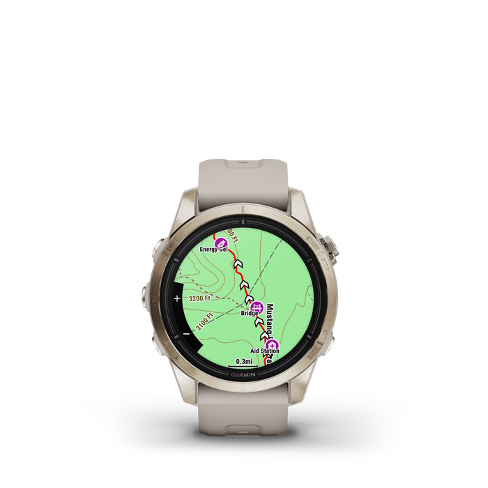 Garmin Epix™ Pro Montre Gps Intelligente - Suivi De La Sante Avec Ecran Amoled, 42 Mm - Or Doux